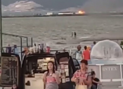 Прямо сейчас в Новороссийске тушат лодочную станцию