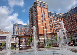 На Кубани начали строить жилые комплексы с фонтанами