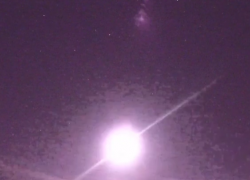 Жителей Кубани потряс яркий метеор