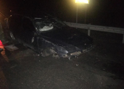 Ночное ДТП под Новороссийском: машина в «хлам»