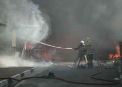 У соседей Новороссийска сгорел Центральный рынок