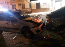 Новороссийцы сняли видео с пьяным водителем, устроившим ДТП в центре города