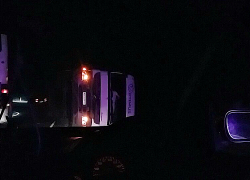 Грузовик устал и прилёг отдохнуть на серпантине под Новороссийском