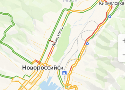 Новороссийск снова тонет в пробках: карта движения 