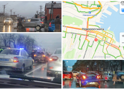 Одно утро, четыре ДТП: куда в Новороссийске лучше не ехать, чтобы избежать пробок