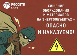 Хищение электрооборудования на энергообъектах смертельно опасно и уголовно наказуемо