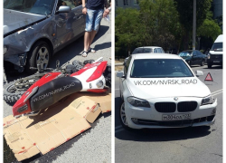 Жена главы Центрального района Новороссийска снесла мотоциклиста