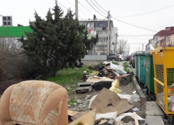 В Новороссийске за мусорными баками организуются целые свалки