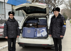 Новороссийские десантники получили гуманитарную помощь от Ушаковки