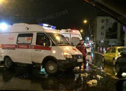 Кран протаранил «Скорую помощь» в Новороссийске 