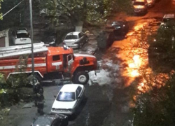 Для некоторых новороссийцев утро началось с криков и языков пламени