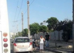 Подробности ДТП, в котором сбили бегущего пешехода в Новороссийске, снял регистратор