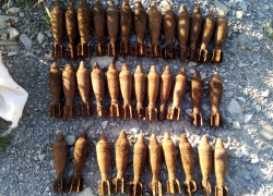 Десятки снарядов обнаружены в разных частях Новороссийска