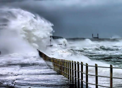 Во время шторма в Цемесской бухте столкнулись корабли