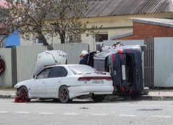 "На глазах моих..": жесткое ДТП с перевертышем в Новороссийске 