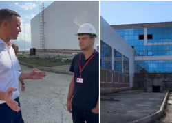 Андрей Кравченко "крайне недоволен" недостроенным Дворцом спорта в Новороссийске 