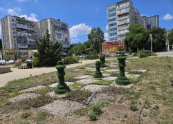 «А точно задумка была такой?» - житель Новороссийска «удивлён» красотой шахматного цветника 