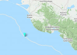 Землетрясение произошло в море под Новороссийском 