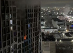 Ночью в Новороссийске горела квартира