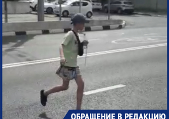 Чудом не случилось беды: перебегающие дорогу дети повергли в шок жительницу Новороссийска
