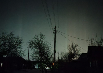 Световые столбы: завораживающее явление заметили жители Кубани 