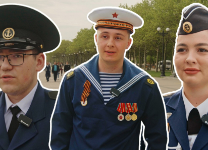 С чувством гордости и благодарности: каким стал Парад Победы для курсантов Ушаковки