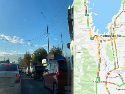«Таких пробок не было даже в курортный сезон!»: у новороссийцев нет возможности добираться до работы вовремя