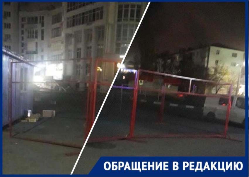 "Захват нашей парковки!": жителям Новороссийска мешает елочный базар 