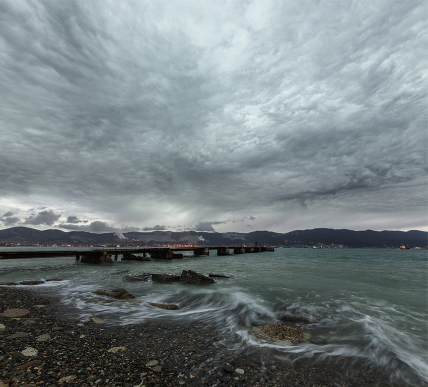 Воскресенье в Новороссийске будет дождливым и холодным 