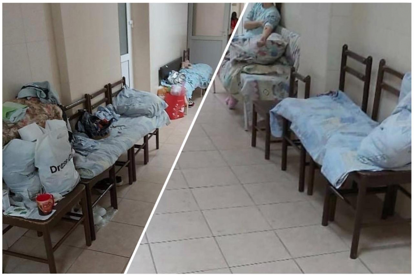 Дети лежат под капельницами прямо в коридорах больницы Новороссийска 