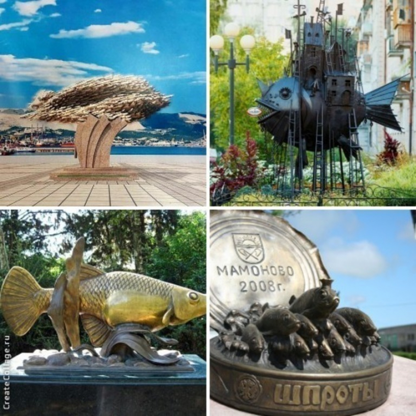 Новороссийск вошёл в Топ-10 городов России, где установлены памятники рыбам