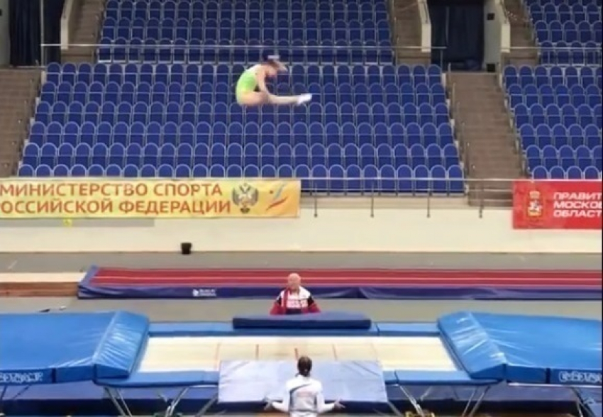 Победный прыжок новороссийской батутистки на чемпионате России