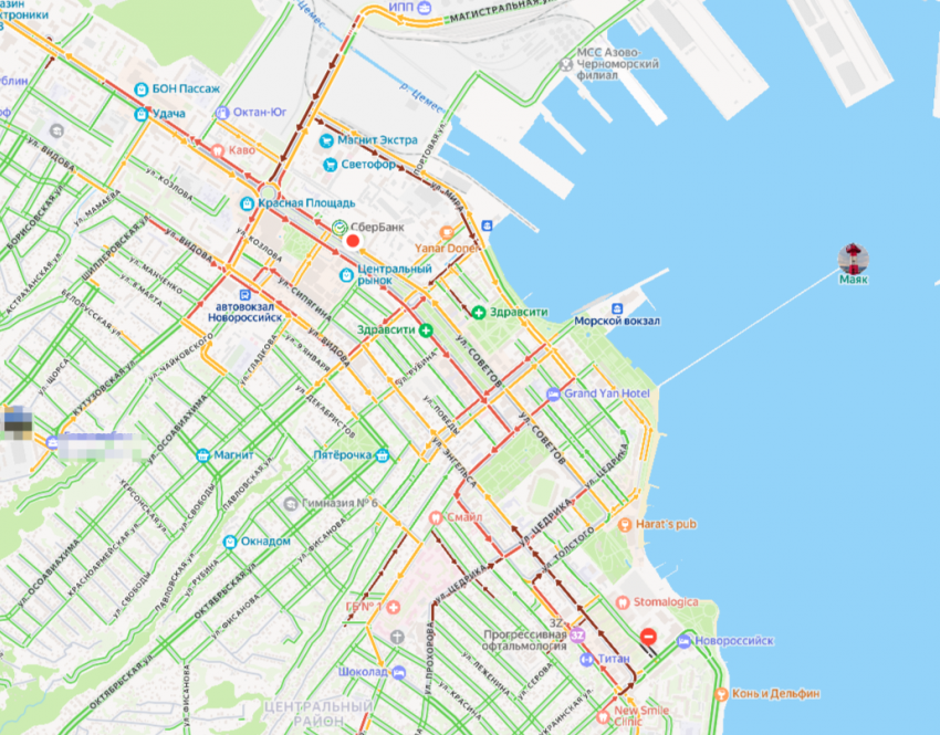 Дикие пробки: рекорд по ДТП побил сегодня район Новороссийска