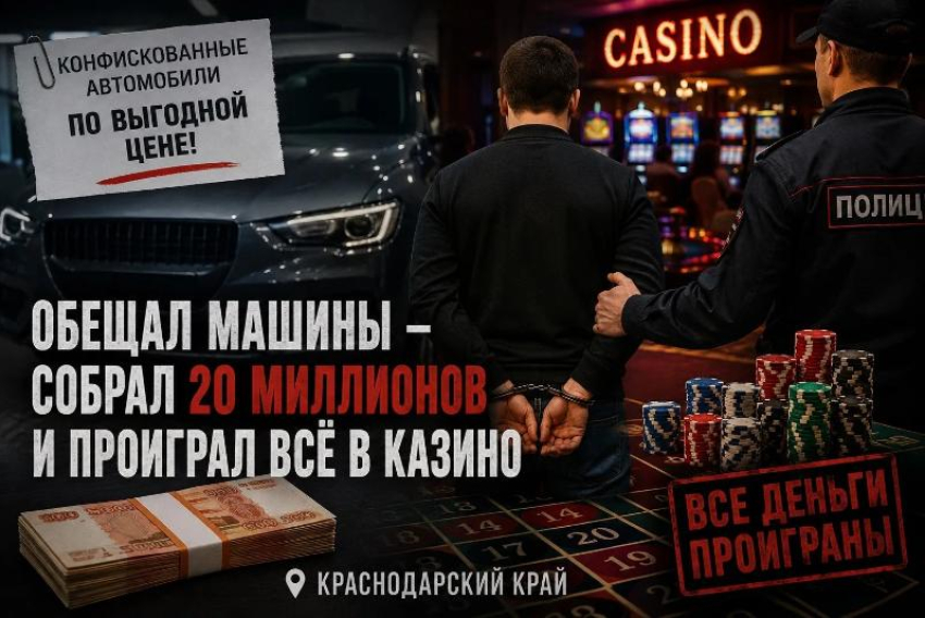 20 миллионов от знакомых проиграл в казино на Кубани