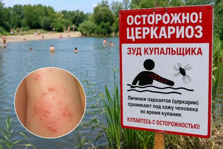 «Зуд купальщика» добрался до Краснодарского края: в России фиксируют случаи церкариоза