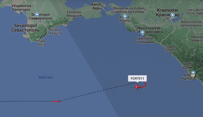 Беспилотник НАТО приблизился к черноморскому побережью и выключил датчики 