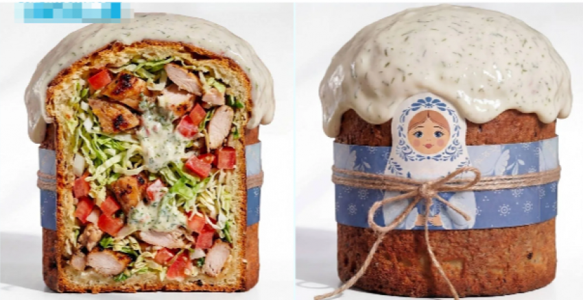 Кулич-шаурму предлагают гурманам к Пасхе