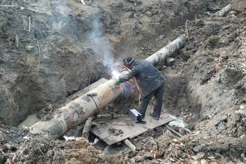 Под Новороссийском завершилась перекладка водопровода