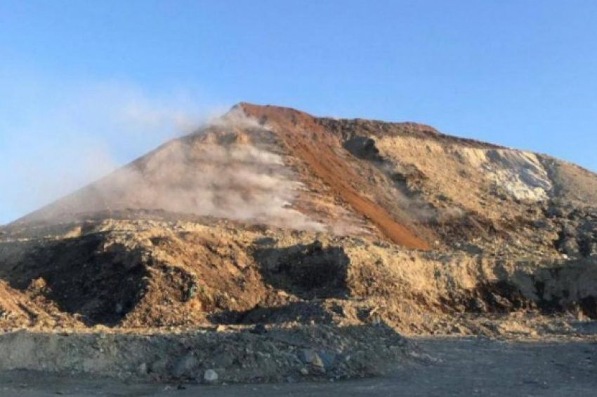 Ещё чуть-чуть: пожар свалке в Новороссийске почти затушили