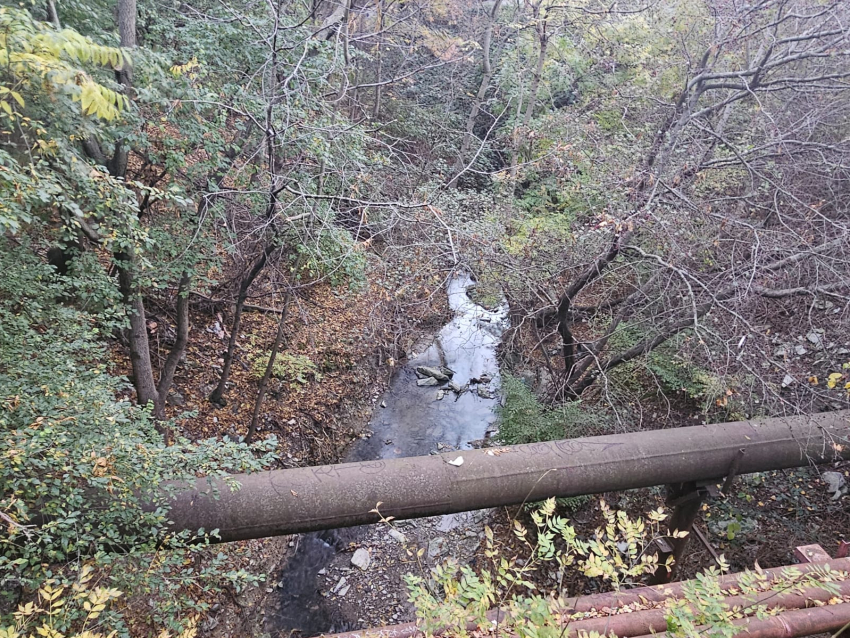 Новороссийцы превращают ручей в Южном районе в стихийную свалку