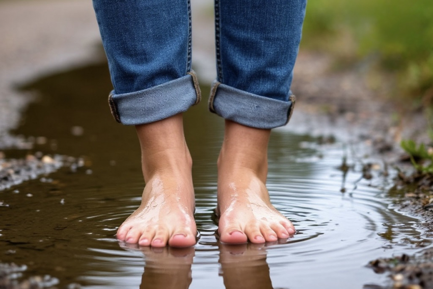 Около года жительница Новороссийска живет с мокрыми ногами 