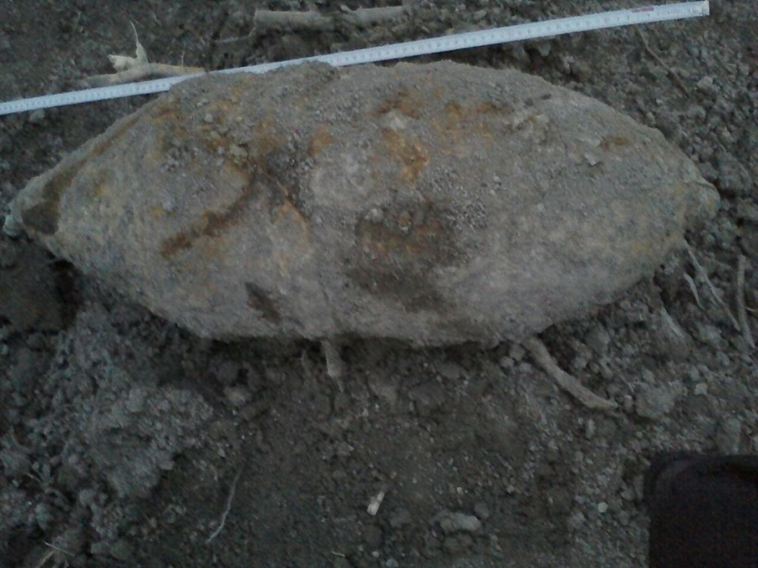 Тяжеленную бомбу обнаружил новороссиец в Мысхако