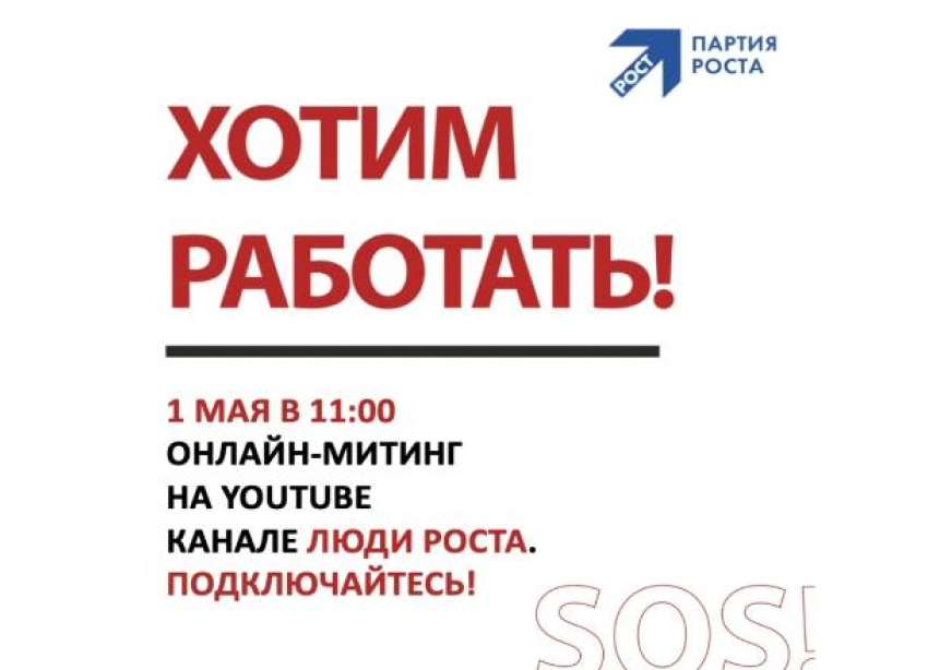 #Хотимработать: бизнесмены и Шнуров приглашают новороссийцев на онлайн-митинг