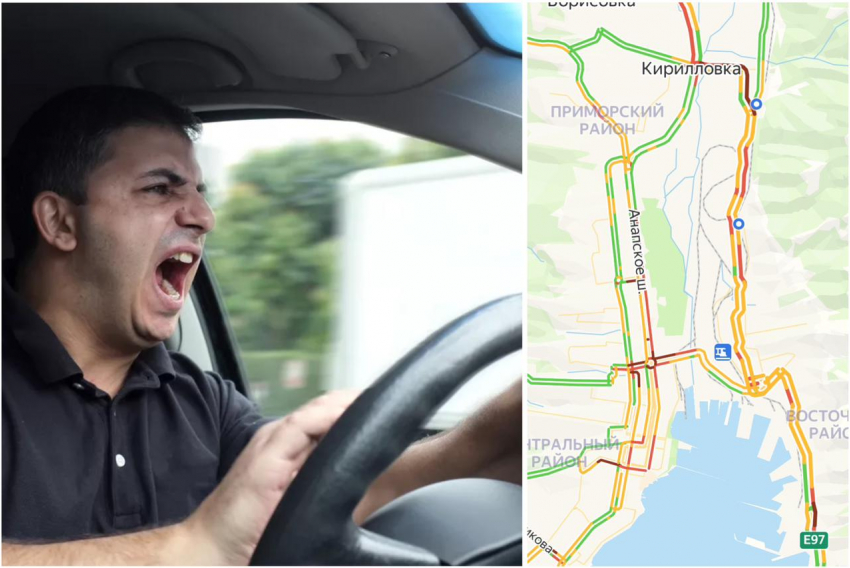 Ливень и адские пробки: дороги Новороссийска превратились в квест на выживание 