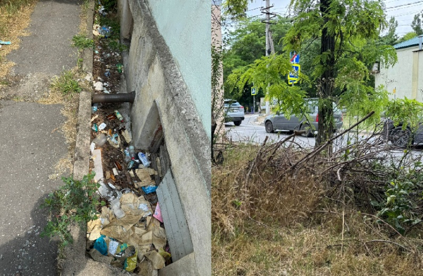 «Запустили центр!»: новороссийцы в шоке от грязи на улицах