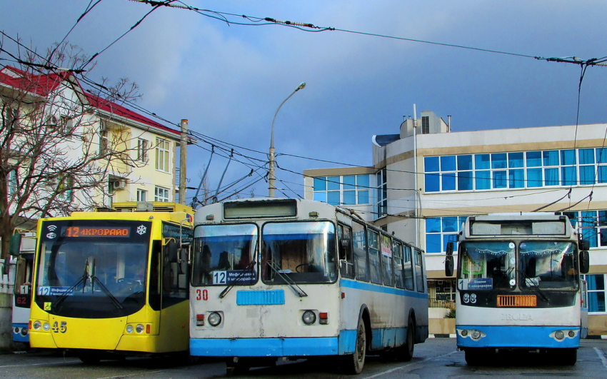 В троллейбусы и автобусы Новороссийска - только по карточкам