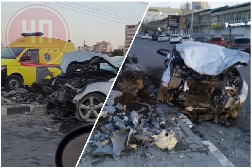 Машина всмятку: что произошло с водителем в страшной аварии в Новороссийске 