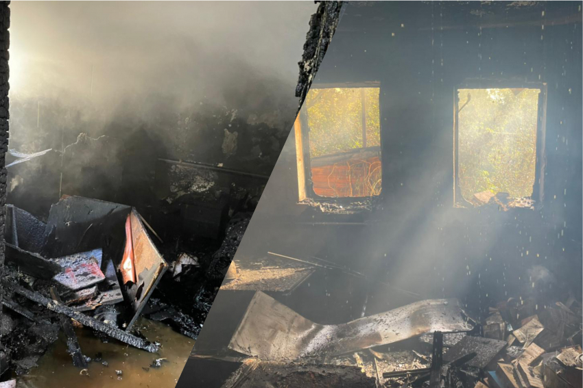 Выгорел почти весь дом: уникальные кадры с пожара в Новороссийске 
