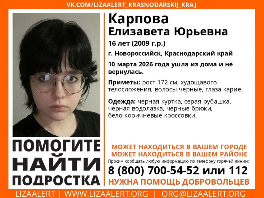 16-летнюю девочку из Новороссийска ищут четверо суток: ушла в лес и не вернулась 