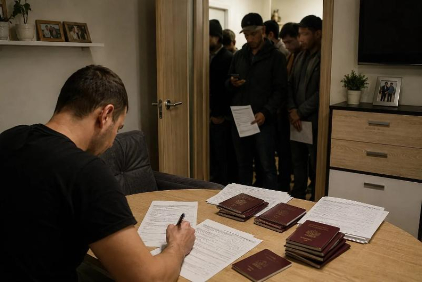 Краснодарец прописал в квартире больше сотни иностранцев